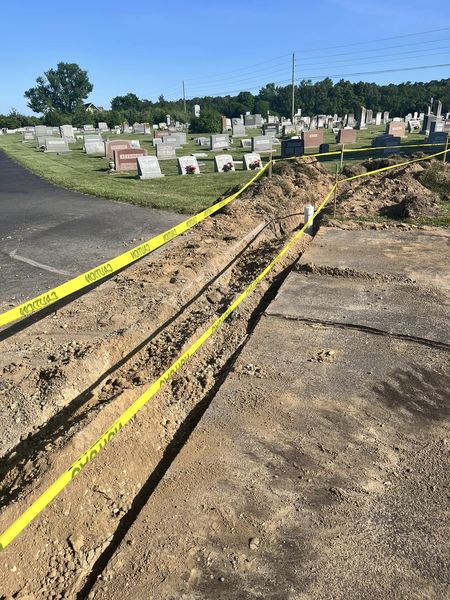 White's Chapel installs new septic system!