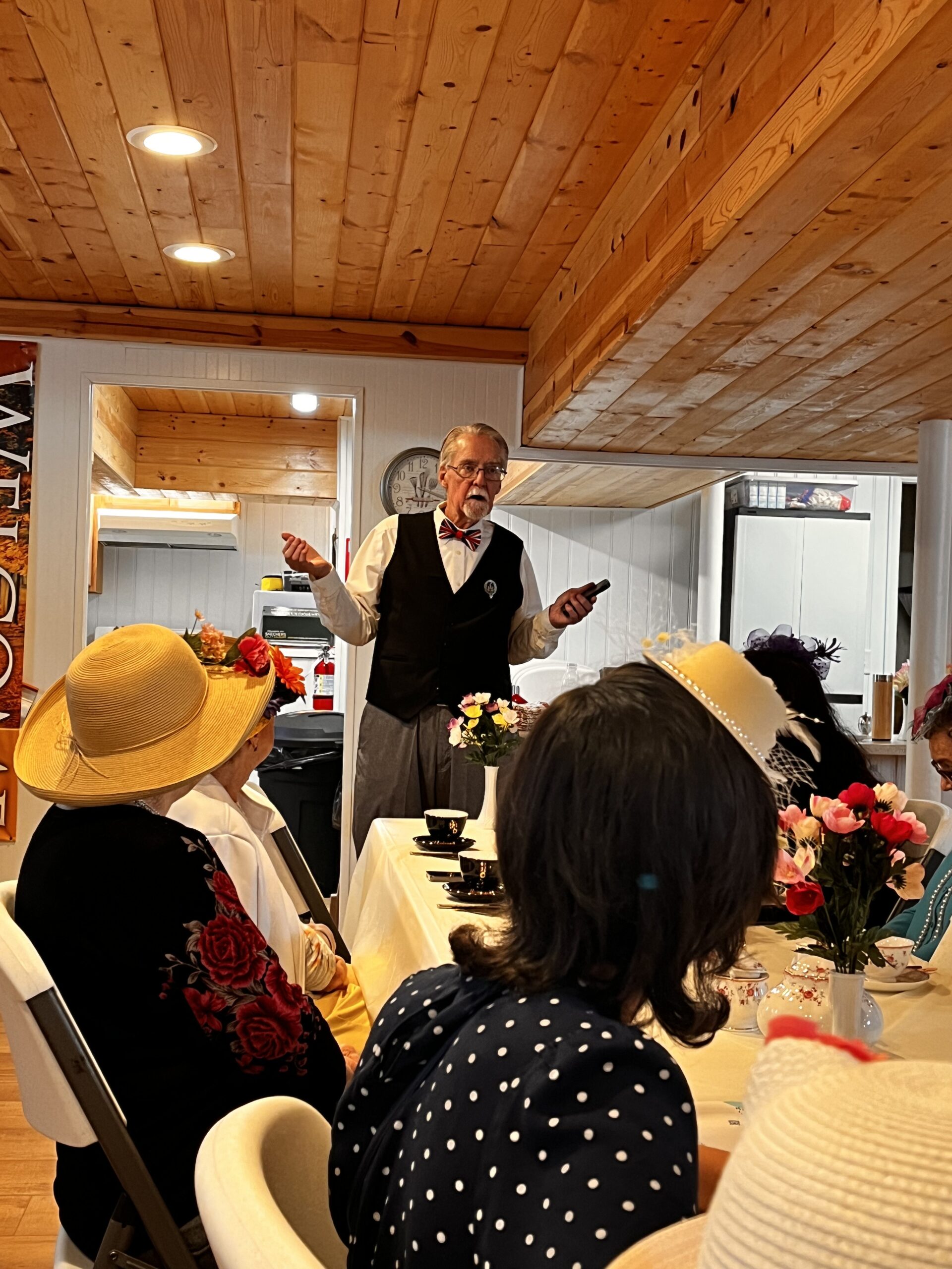 Ladies April  Afternoon Tea with Mr. Dave