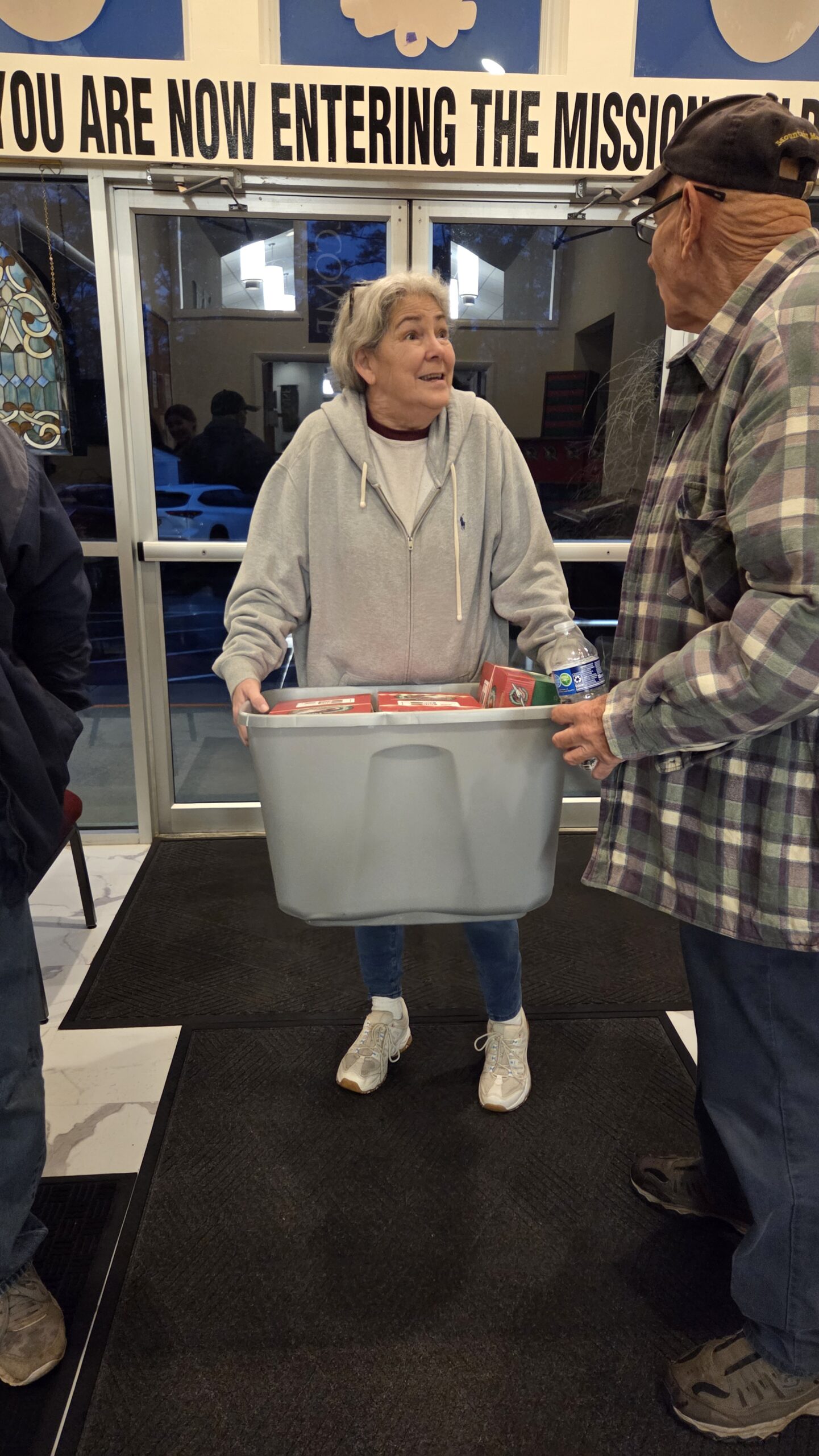 Operation Christmas Child shoeboxes dropped off